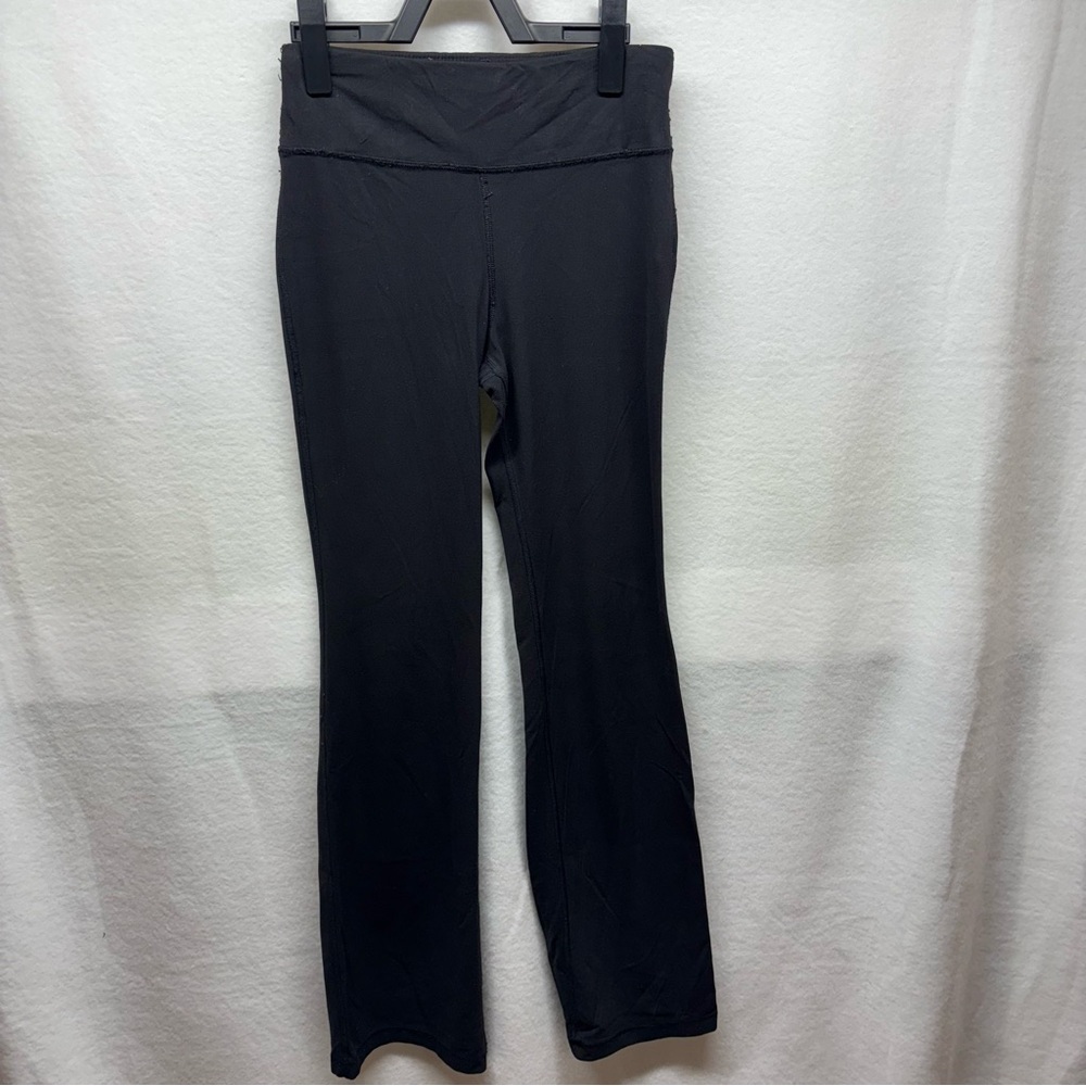Athleta Girl Flare Leggings Girls 12 Black Stretch Athletic Pants‎